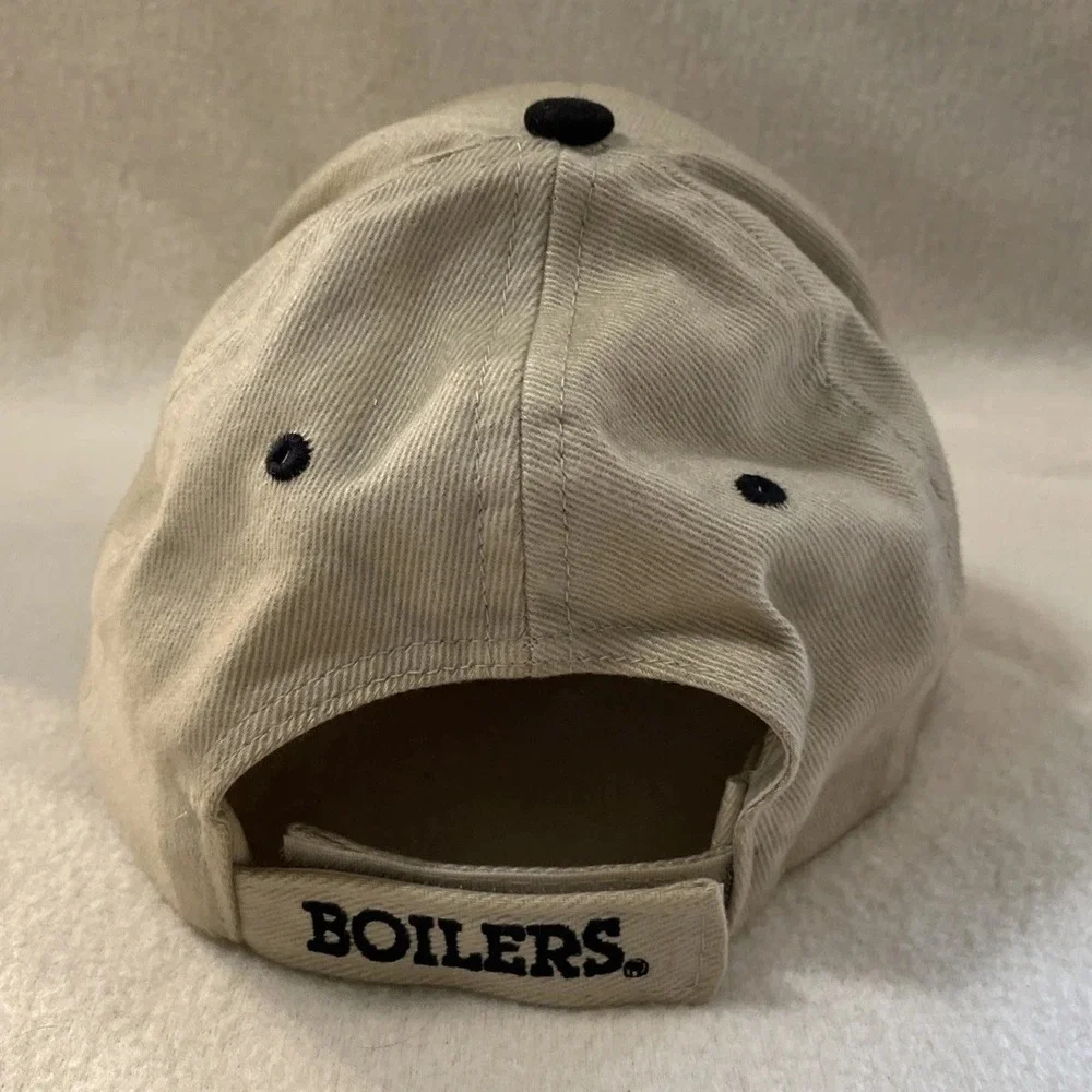 PURDUE Hat Adjustable Back Brown/Tan/Khaki Signatures Officially License Product